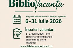 Biblioteca Județeană „Mihai Eminescu” Botoșani …
