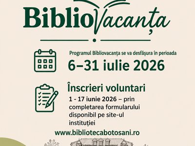 Biblioteca Județeană „Mihai Eminescu” Botoșani …