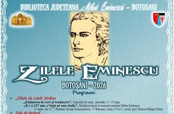 Zilele Eminescu 2026 la Biblioteca …