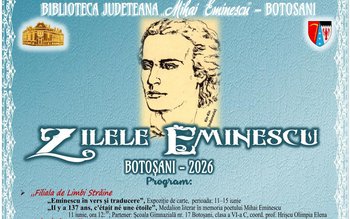 Zilele Eminescu 2026 la Biblioteca …