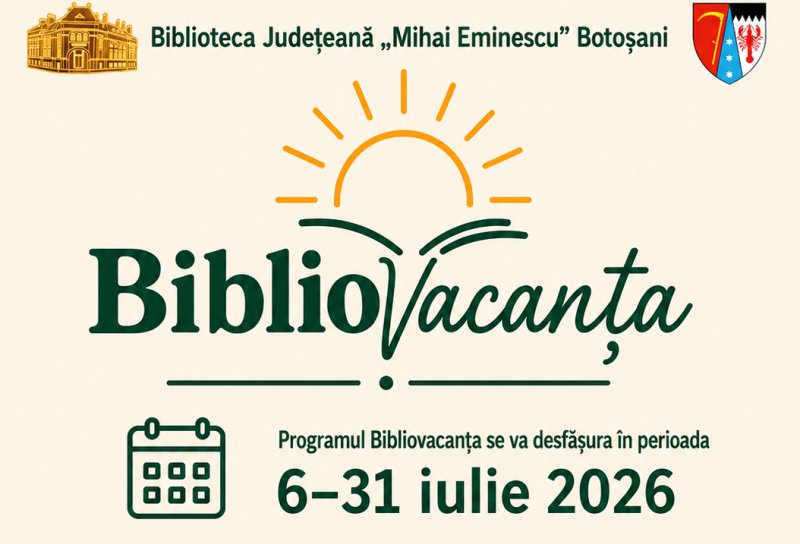 BiblioVacanța revine! Înscrieri pentru ediția 2026