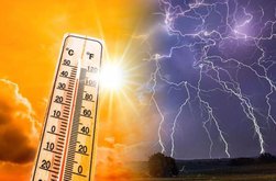 Caniculă și furtuni în România …