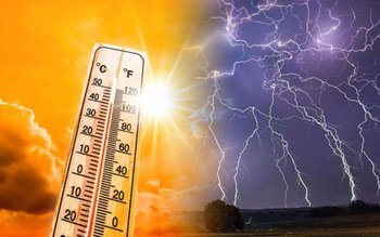 Caniculă și furtuni în România …