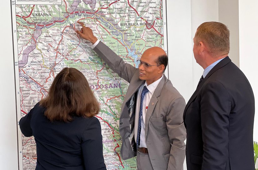 Ambasadorul Republicii India în România, în vizită la Botoșani