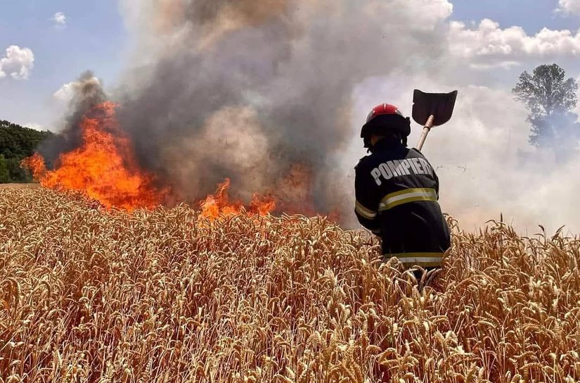 Măsuri de prevenire a incendiilor în timpul campaniei de recoltare a cerealelor păioase