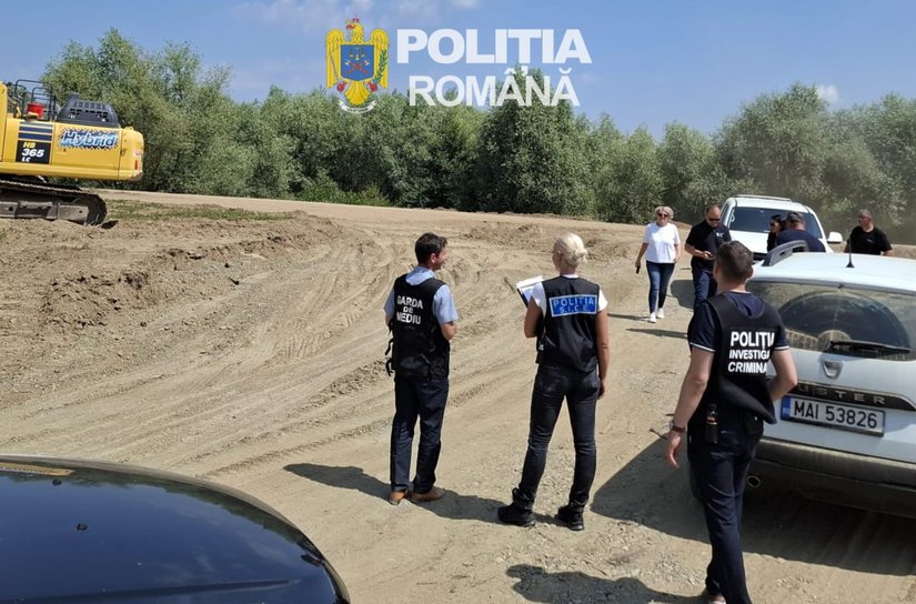 Percheziții, în județele Botoșani și Suceava într-un dosar de evaziune fiscală și exploatare ilegală de agregate minerale