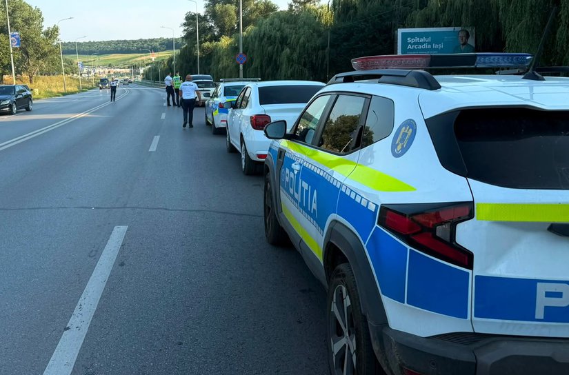 Razie a polițiștilor, 224 de sancțiuni contravenționale aplicate de polițiști
