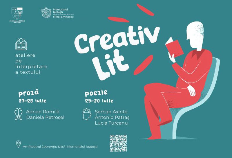 Ateliere de interpretare a textului CreativLit, organizate de Memorialul Ipotești