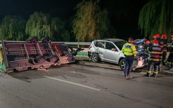 Două accidente produse noaptea trecută …