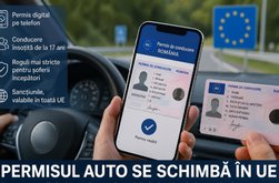 Permisul auto se schimbă în …