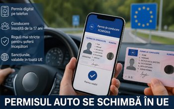 Permisul auto se schimbă în …