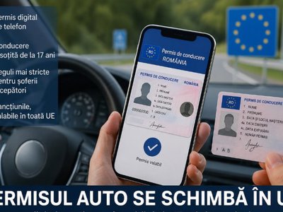 Permisul auto se schimbă în …