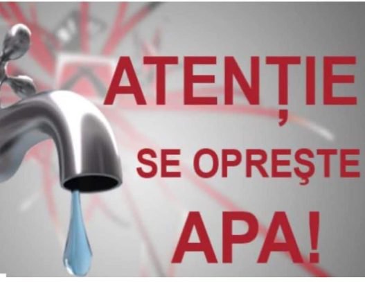 Avarie la conducta de apă: mai multe localități din județ rămân fără apă timp de 24 de ore