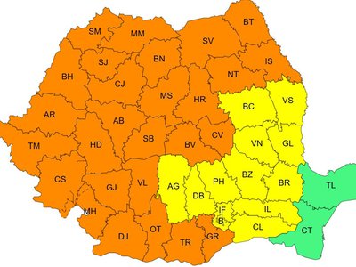 Cod portocaliu de caniculă pentru …