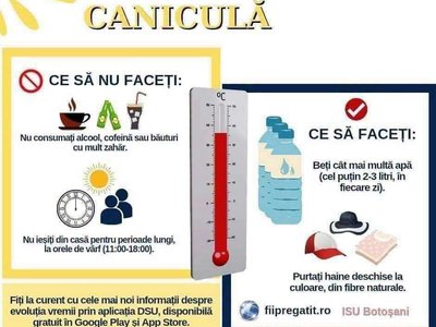 Codul portocaliu de caniculă a …