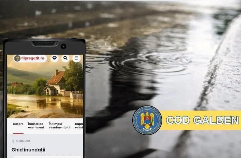 Meteorologii au emis un COD GALBEN de instabilitate atmosferică