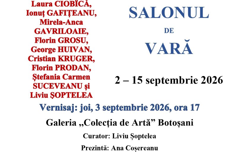 O nouă ediție a Salonului de Vară la Galeria „Colecția de Artă”