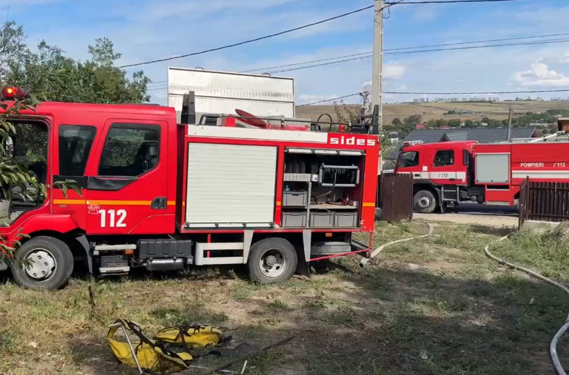 Incendiu izbucnit pe un câmp din localitatea Stăuceni