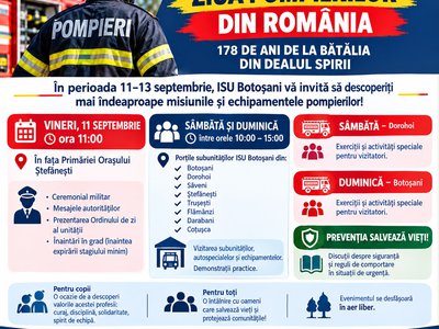 13 Septembrie – Ziua Pompierilor …