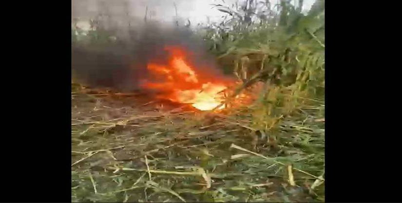 Drona care a traversat județul Botoșani a căzut în Suceava, într-un lan de porumb