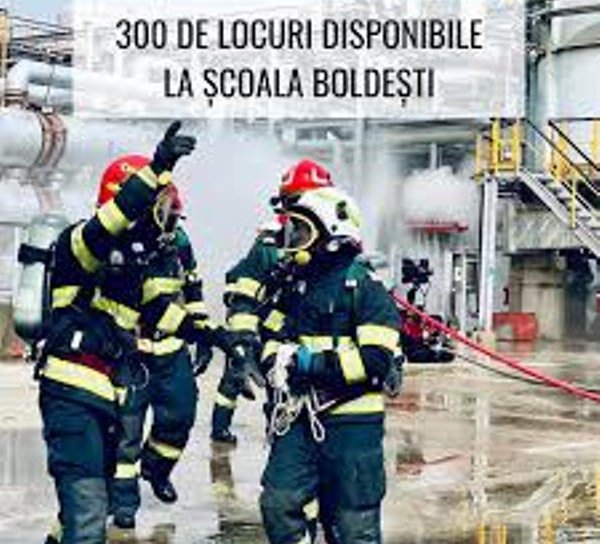 300 de locuri pentru tinerii care vor să devină pompieri