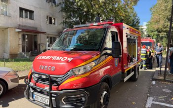 Incendiu izbucnit într-un apartament din …