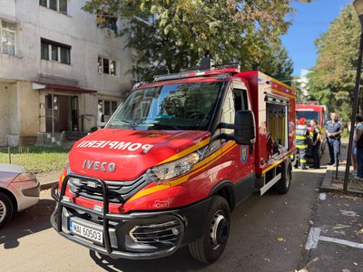 Incendiu izbucnit într-un apartament din …