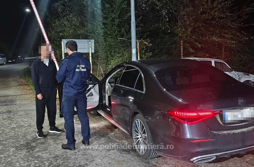 Autoturism de lux, căutat pentru confiscare în Cehia, depistat la PTF Rădăuți Prut