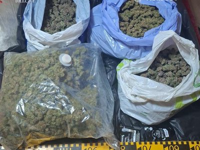 Flagrant în Botoșani: 2,8 kilograme …