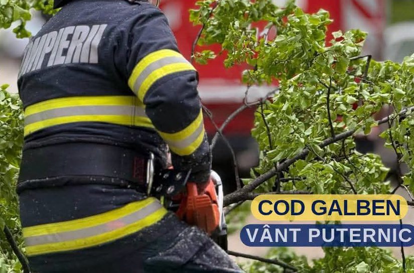 Atenție, vânt puternic pentru o parte din județul Botoșani