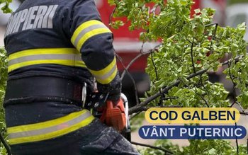 Atenție, vânt puternic pentru județul …