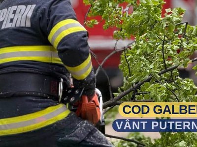 Atenție, vânt puternic pentru județul …