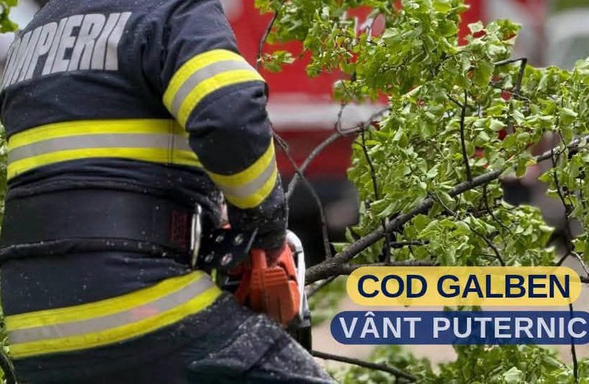 Atenție, vânt puternic pentru județul Botoșani