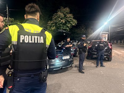 Razie nocturnă a polițiștilor, în …