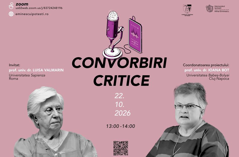 Convorbiri critice la Memorialul Ipotești: Ioana Bot și Luisa Valmarin